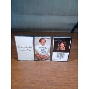 James Taylor Cassette Tape Lot Of 3 Dad Loves His Work, Greatest Hits,